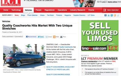 November 2011 LCT Article “Quality Coachworks Hits Market With Two Unique Stretches”