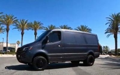 10 Great Upgrades on  our Custom Armored Mercedes Sprinter Van