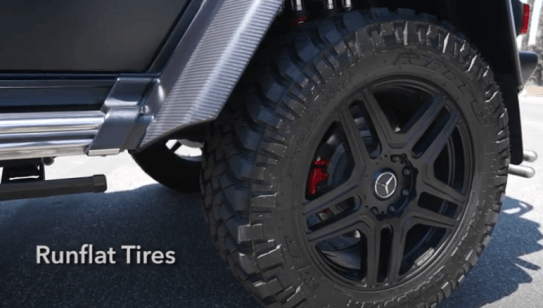 Mercedes G550 with Runflat Tires
