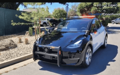 Bulletproof Tesla Model Y with B6 Armoring by Quality Coachworks